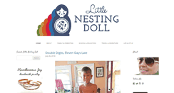 Desktop Screenshot of littlenestingdoll.com