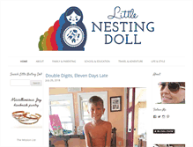 Tablet Screenshot of littlenestingdoll.com